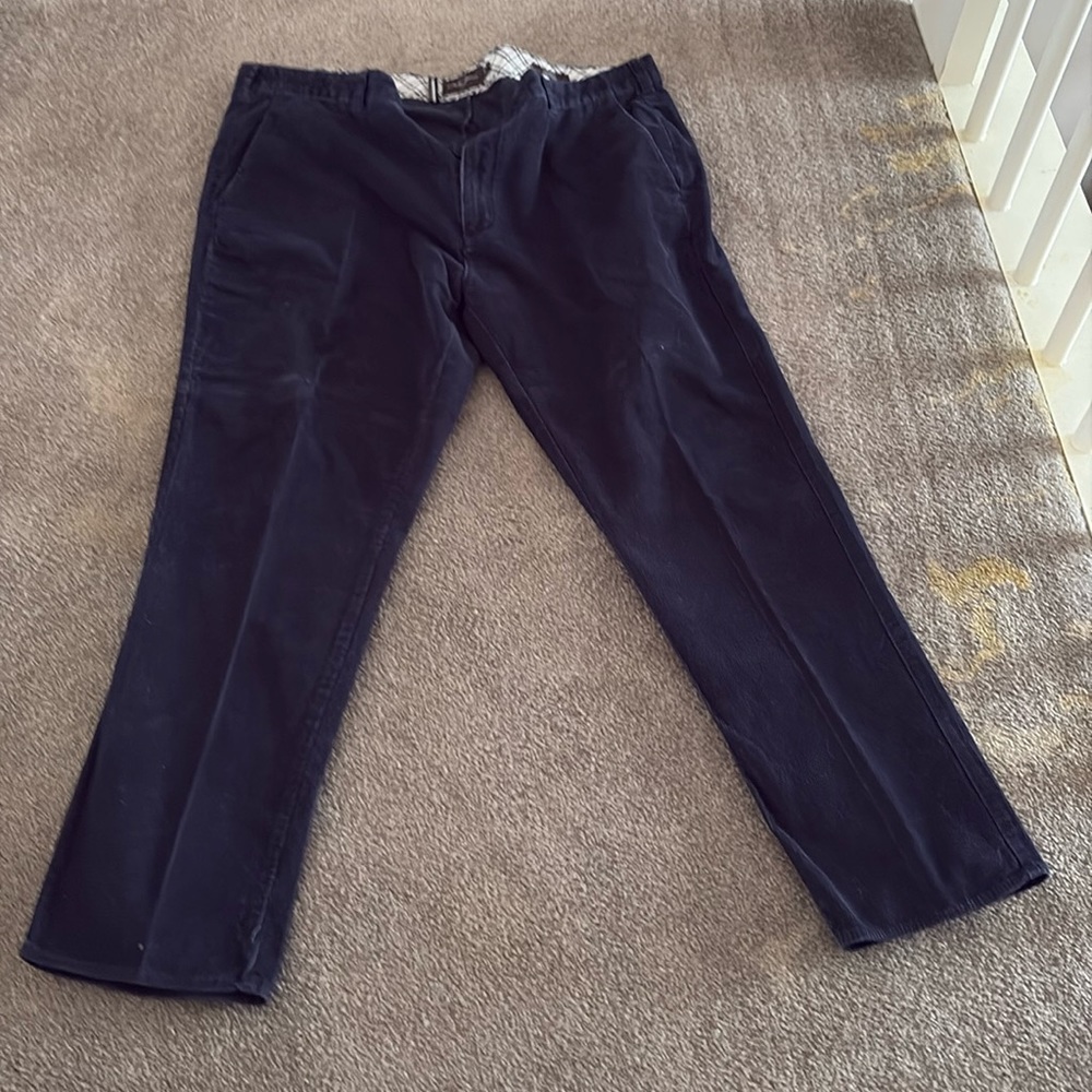 Black brown 1826 42/30 navy corduroys
